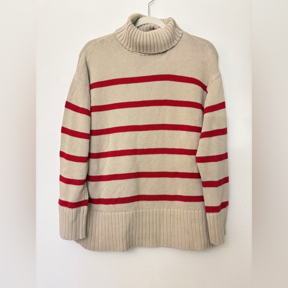Old Navy Striped Turtleneck Sweater